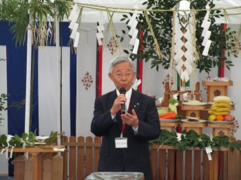 井手奉賛会会長挨拶